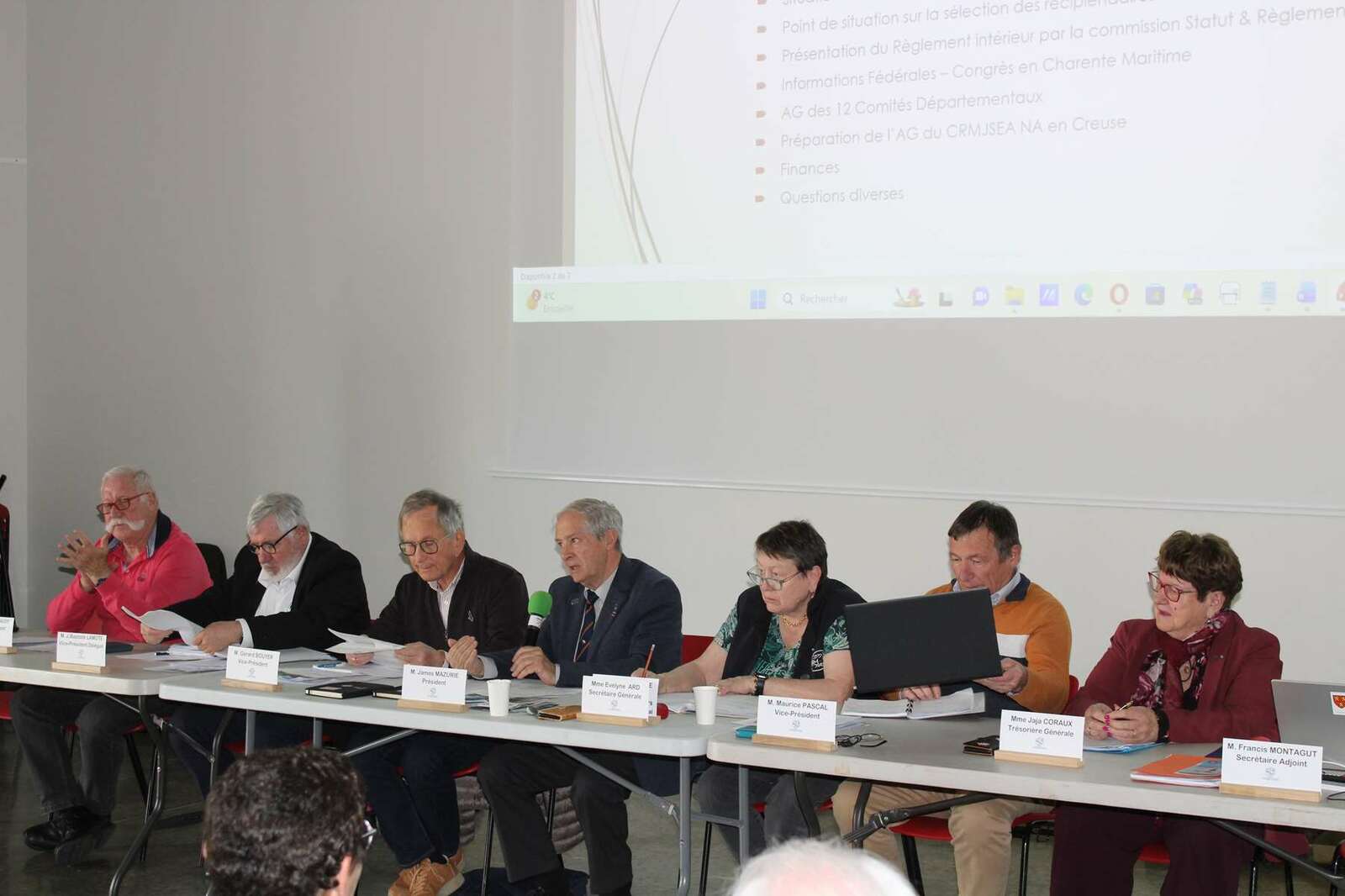 Dordogne : Réunion du comité directeur CRMJSEA Nouvelle Aquitaine