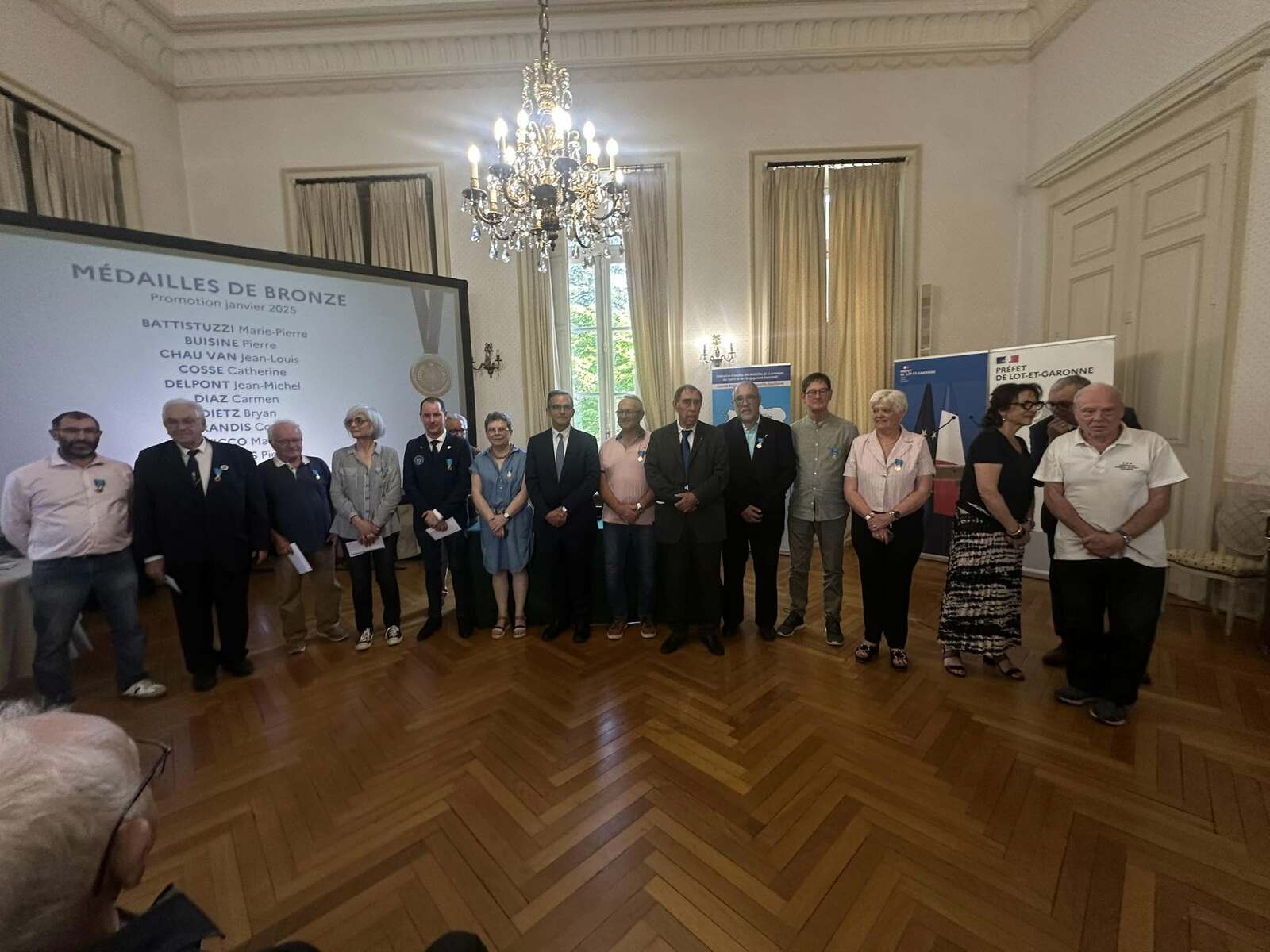 Lot et Garonne : Cérémonie de remise médailles ministérielles JSEA