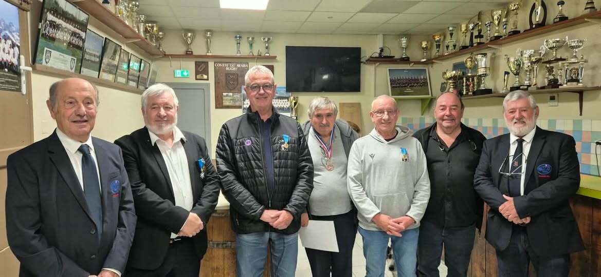 Pyrénées-Atlantiques : Mise à l'honneur de 4 bénévoles de l'USEP Rugby