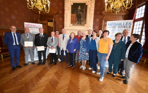 REMISE MEDAILLES MINISTERIELLES DE BRONZE Promotion 1er janvier 2023 - Charente Maritime 