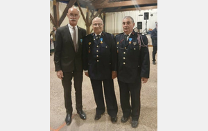 Dordogne : remise de médailles au centre de secours de Belvès (24170)