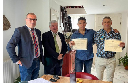 Pyrénées-Atlantiques : deux médaillés de bronze à Morlaàs