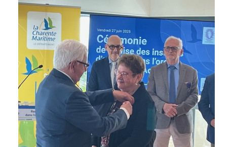 Charente-maritime : Madame Jacqueline CORAUX honorée