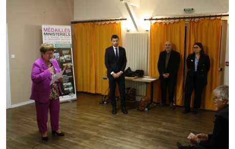 Charente-Maritime : Remise de médailles bronze à Soubize