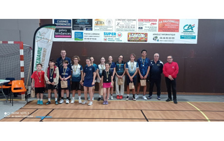 Charente-Maritime : Tournoi des Mojhettes au Badminton Club Pontalibien