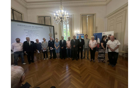 Lot et Garonne : Cérémonie de remise médailles ministérielles JSEA